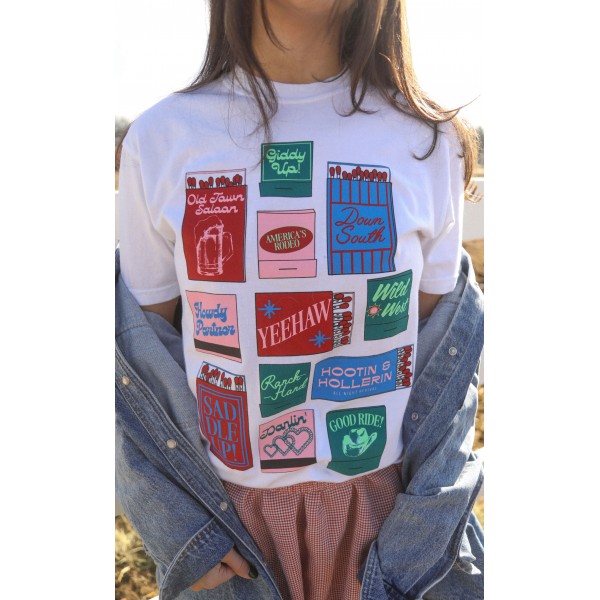 charlie southern: western matches tee