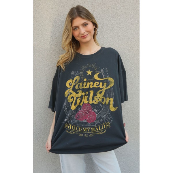 daydreamer: lainey wilson hold my halo tee
